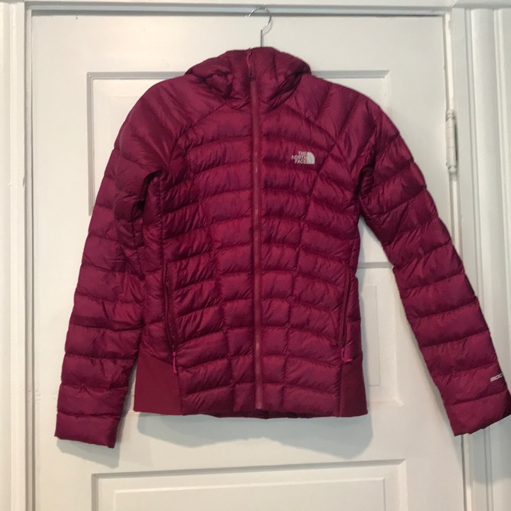 North face hooded down jacket